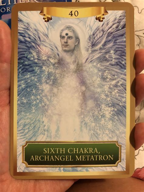 Metatron, together with the Seraphim, . . Sixth chakra archangel metatron